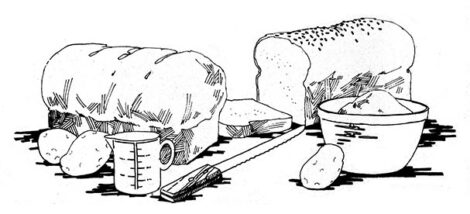 Home-Baked Bread From Potato Water Starter Image